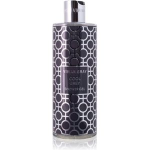 Vivian Gray Cool Grey Vetiver & Patchouli Hydraterende Douchegel met massagedisk 500 ml