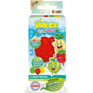 INKEE - Mini Pack Fruity - 3 Badpompen - Fruiten - Veilig
