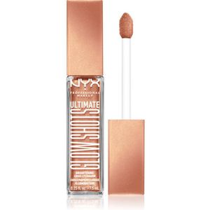 NYX Professional Makeup Ultimate Glow Shots vloeibare glitteroogschaduw Tint 08 Twisted Tangerine 7,5 ml