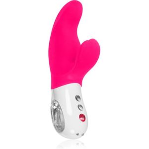 Fun Factory Miss Bi vibrator met clitorsstimulator Pink/White 17 cm