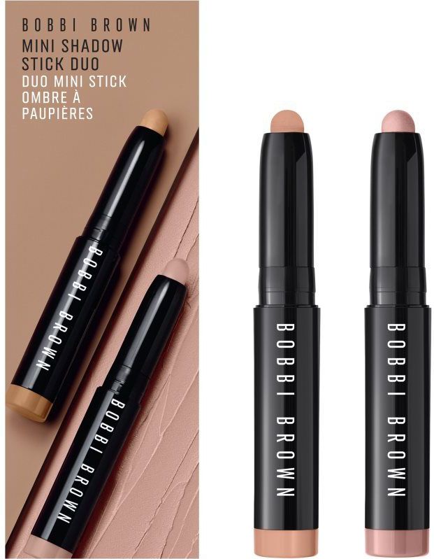 Bobbi Brown Promotional Flex Sets Mini Long-wear Cream Shadow Stick Duo​ Gift Set voor Oogcontouren Tint Toast/Antique Rose​