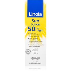 Linola Sun Lotion SPF50 Zonnebrandcrème voor Droge tot Atopie Huid 100 ml