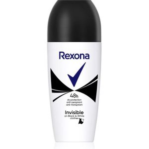 Rexona Invisible on Black + White Clothes Antitranspirant Roller 48h 50 ml