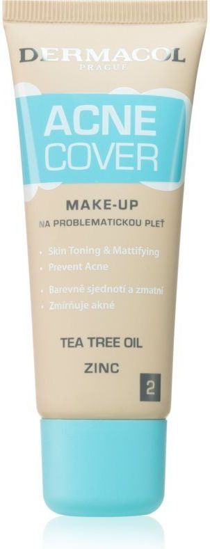 Dermacol Acne Cover Kalmerende Foundation met Tea Tree Olie Tint No. 2 30 ml