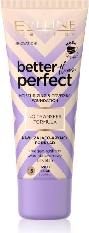 Eveline Cosmetics - Better than Perfect - Foundation - 30 ml - Tint 1.5 Ivory Beige
