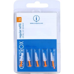 Curaprox Regular Refill CPS 14 Vervangende Conische Interdentalborstels in Blisterverpakking CPS 14 1,5 - 5,0 mm 5 st