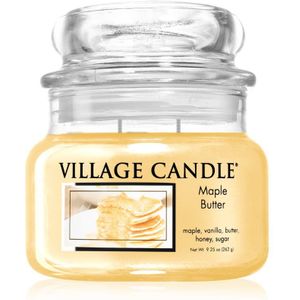 Village Candle Maple Butter geurkaars (Glass Lid) 262 gr
