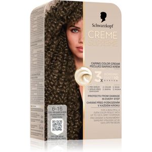 Schwarzkopf - Creme Supreme - Permanente Haarkleuring - Cool Ash Dark Blonde - 60 ml