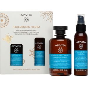 Apivita Hyaluronic Hydra Hair Moisturizing Delights Gift Set voor Hydratatie en Glans