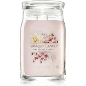 Yankee Candle Pink Cherry & Vanilla geurkaars Signature 567 g