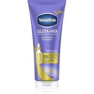 Vaseline - Gluta-Hya Overnight Radiance - Body Serum - 200 ml