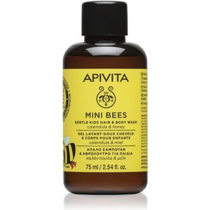 Apivita Kids Mini Bees Kids Shampoo voor Haar en Lichaam 75 ml