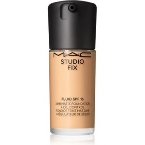 MAC Cosmetics Studio Fix Fluid SPF 15 24HR Matte Foundation + Oil Control Matterende Make-up SPF 15 Tint C40 30 ml