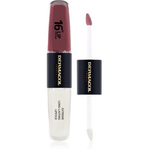 Dermacol 16H Lip Colour Langaanhoudende lippenstift en lipgloss Tint 12 2x4 ml