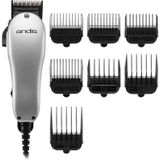Andis - Easy Style - Tondeuse - Zilver - Inclusief Professionele Vibrerende AC-motor en 7 Bevestigingskammen