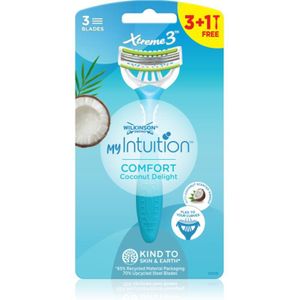 Wilkinson Sword Xtreme 3 Comfort Coconut Delight Wegwerp Scheermessen met Kokos 4 st
