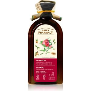 Green Pharmacy - Argan Oil & Pomegranate - Shampoo - 350 ml - Voor Droog en Beschadigd Haar