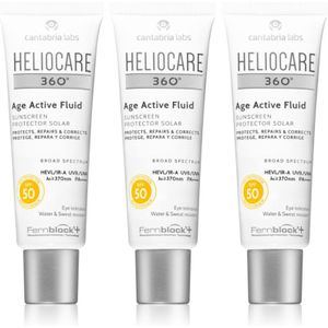 Heliocare 360° Age Active Fluid Bruiningsemulsie tegen Veroudering SPF 50+
