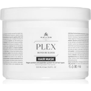 Kallos - Plex Hair Mask - Haarmasker - 500 ml - Voor Beschadigd Haar