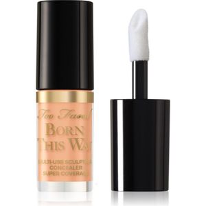 Too Faced Born This Way Super Coverage Multi-Use Concealer Travel Size Langaanhoudende Consealer voor Volledige Dekking Tint Golden Beige 2 ml