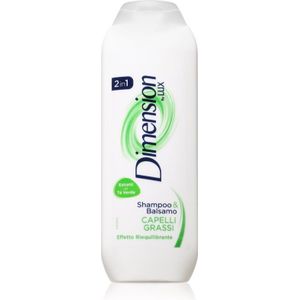 Dimension by Lux - 2in1 Shampoo en Conditioner - Voor Vet Haar - 250 ml