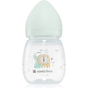 Kikkaboo Savanna Anti-colic Feeding Bottle babyfles 3 m+ Mint 180 ml