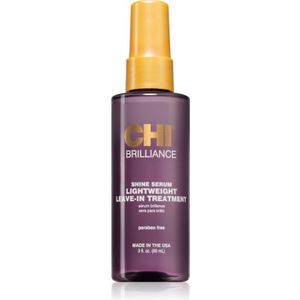 CHI Brilliance Shine Serum Lightweight Leave-in Ttreatment Lichte Serum voor Glanzend en Zacht Haar 89 ml