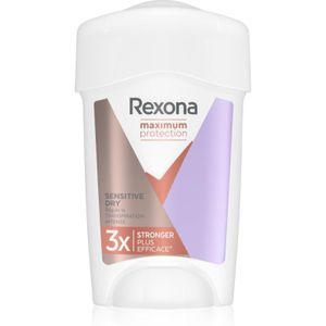 Rexona Maximum Protection Antiperspirant Crèmige Antitranspirant tegen Overmatig Transpireren Sensitive Dry 45 ml