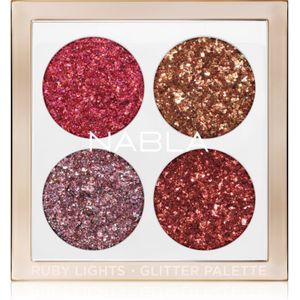 NABLA Cosmetics - Ruby Lights - Oogschaduw Palette - 4 g