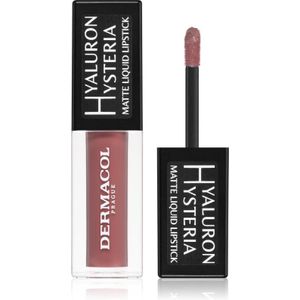 Dermacol Hyaluron Hysteria matte vloeibare lipstick Tint 06 4.5 ml