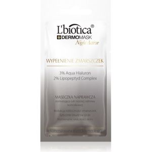 L’biotica DermoMask Night Active Vullende Masker  voor behandeling van Diepe Rimpels 12 ml
