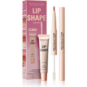Makeup Revolution Lip Shape Kit Lippen set Tint Pink Nude 1 st