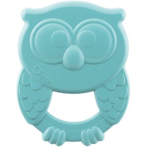 Chicco Eco+ Owly Teether bijtring Blue 3 m+ 1 st