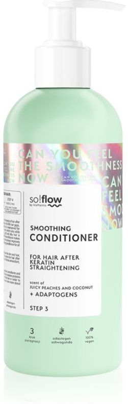 so!flow - After Keratin Straightening Smoothing Conditioner - 400 ml - Haarconditioner