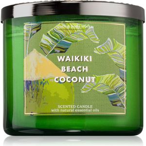 Bath & Body Works Waikiki Beach Coconut geurkaars 411 g