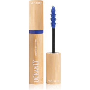 Attitude Oceanly Plastic Free Makeup mascara met serum met Voedende Werking Tint Blue 7 g