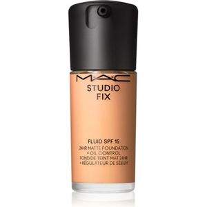 MAC Cosmetics Studio Fix Fluid SPF 15 24HR Matte Foundation + Oil Control Matterende Make-up SPF 15 Tint NW22 30 ml