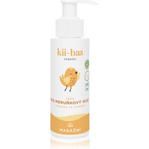 kii-baa® organic 100% Bio Oil Apricot Massage Olie voor Kinderen vanaf Geboorte 100 ml