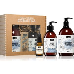 LaQ - Goat From Poznaň - Lichaamsverzorgingsset - 500 ml Douchegel, 300 ml Shampoo, 30 ml Olie