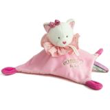 Doudou Gift Set Cuddle Cloth knuffeldoekje Pink Cat 1 st