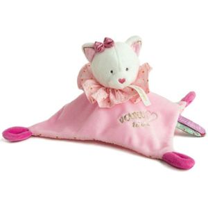 Doudou Gift Set Cuddle Cloth knuffeldoekje Pink Cat 1 st