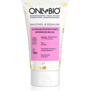 OnlyBio Bakuchiol & Squalane Kalmerende Reinigingsgel met Glad makende Effect 150 ml