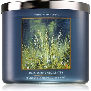 Bath & Body Works Rain Drenched Leaves geurkaars 411 gr