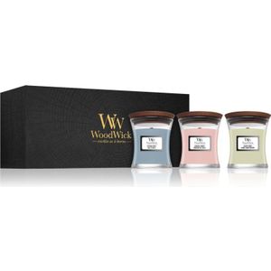 WoodWick Hourglass Geurkaars Deluxe Giftset - 3 Mini - Floral