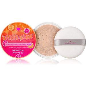 I Heart Revolution Citrus Glow Illuminating Baking Powder Verhelderende Losse Poeder 22 g
