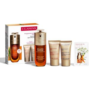 Clarins - Double Serum & Nutri-Lumière Collection - Cosmeticaset - Oogserum - 50 ml, 15 ml, 0,9 ml