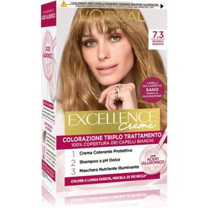 L’Oréal Paris Excellence Creme Haarkleuring Tint 7.3 Biondo Dorato 1 st