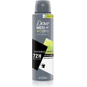 Dove Men+Care Antiperspirant Antitranspirant Spray 72h Invisible Fresh 150 ml