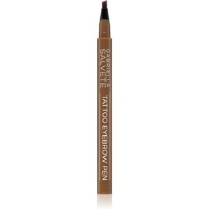 Gabriella Salvete - Tattoo Eyebrow Pen - Wenkbrauw Pen - Bruin - 0,28 g