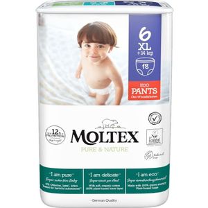 Moltex Pure & Nature XL Size 6 wegwerp-luierbroekjes 14+ kg 18 st